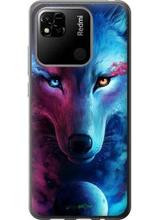 Чехол на xiaomi redmi 10a арт-волк "3999u-2578-2448"