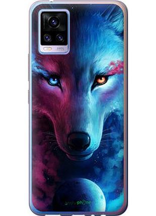 Чехол на vivo v20 арт-волк "3999u-2127-2448"