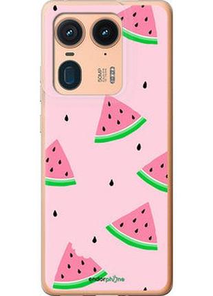 Чехол на motorola moto x50 ultra розовый арбуз "4314u-3866-2448"