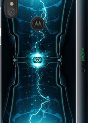 Чехол на motorola one power молнии в цилиндре "120m-1588-2448"