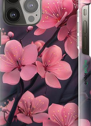 Чехол на iphone 13 pro max пурпурная сакура "6075m-2371-2448"