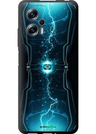 Чехол на xiaomi redmi note 11t pro+ молнии в цилиндре "120b-3861-2448"