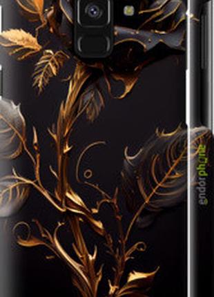 Чехол на samsung galaxy a8 2018 a530f роза 3 "5552m-1344-2448"