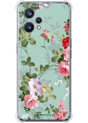 Чехол на realme 9 pro plus цветочные обои 2 "862sp-2596-2448"