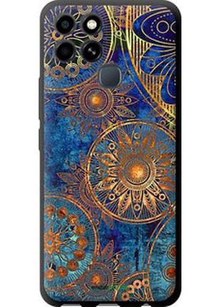 Чехол на infinix smart 6 золотой узор "678b-2758-2448"
