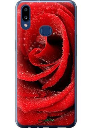 Чехол на samsung galaxy a10s a107f красная роза "529u-1776-2448"