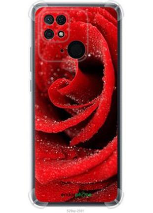 Чохол на xiaomi redmi 10c червона троянда "529sp-2591-2448"
