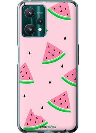 Чехол на realme 9 pro розовый арбуз "4314u-2595-2448"
