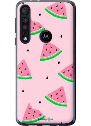 Чохол на motorola one macro рожевий кавун "4314u-1812-2448"