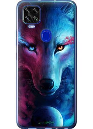 Чехол на zte blade v2020 арт-волк "3999u-2529-2448"