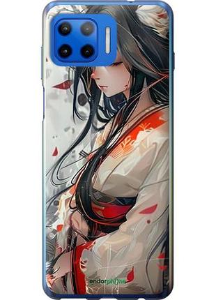 Чехол на motorola moto g plus кицуне "6073u-2202-10746"