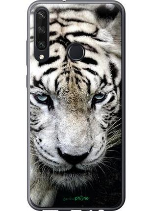 Чохол на huawei y6p грусний білий тигр "106u-1952-10746"