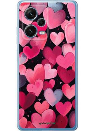 Чехол на xiaomi redmi note 12 pro+ 5g сердечки 4 "5662u-3612-2448"