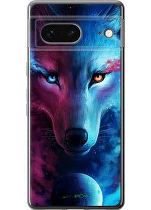 Чехол на google pixel 7 арт-волк "3999u-2839-2448"