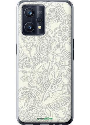 Чохол на realme 9 pro plus біле мереживо "4383u-2596-2448"