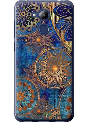 Чехол на huawei honor 6c pro золотой узор "678u-1358-2448"