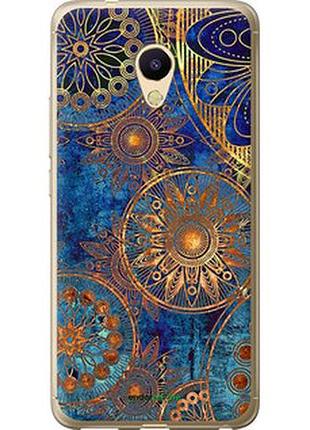 Чехол на meizu m5s золотой узор "678u-776-2448"