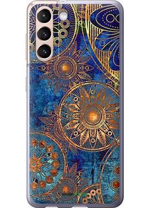 Чехол на samsung galaxy s21 золотой узор "678u-2114-2448"