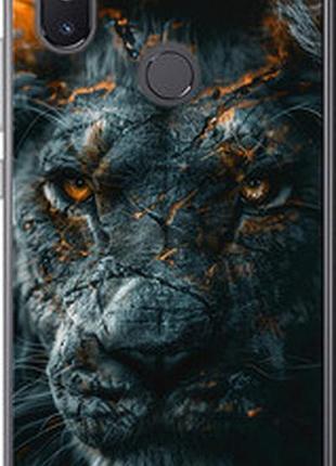 Чехол на xiaomi mi8 se пламенный лев "6153u-1504-2448"