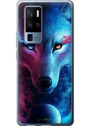 Чехол на vivo x50 pro plus арт-волк "3999u-2056-2448"