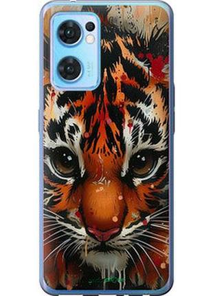 Чехол на oppo reno7 5g mini tiger "6052u-2669-2448"