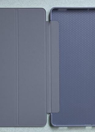 Samsung galaxy tab s9 11" чохол-книжка smart cover lavender grey високоякісна екошкіра, сірий, підставка для перегляду