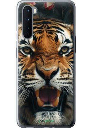 Чехол на oneplus nord тигровое величие "6080u-2046-2448"
