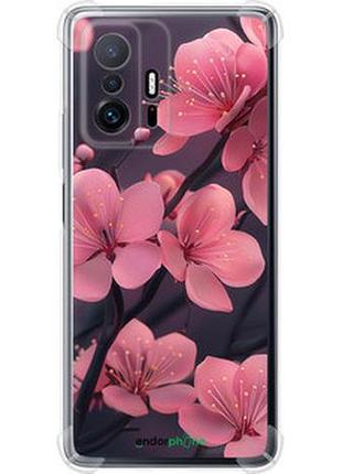 Чехол на xiaomi 11t пурпурная сакура "6075sp-2487-2448"