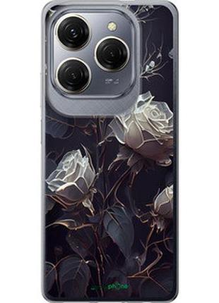 Чехол на tecno spark 20 pro розы 2 "5550u-3620-2448"