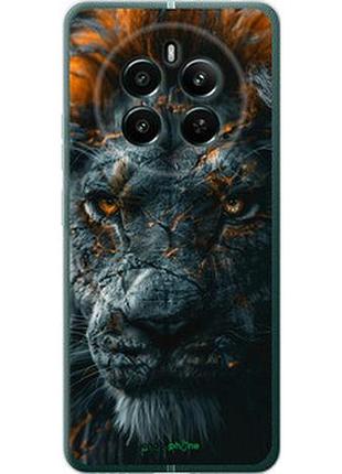 Чехол на realme 12+ пламенный лев "6153u-3650-2448"
