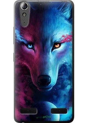 Чехол на lenovo a6000 арт-волк "3999u-103-2448"