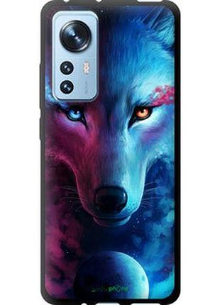 Чехол на xiaomi 12x арт-волк "3999b-2941-2448"