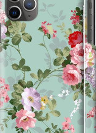 Чехол на iphone 11 pro max цветочные обои 2 "862c-1723-2448"