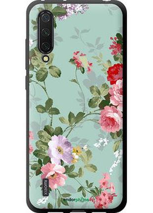 Чехол на xiaomi mi cc9 цветочные обои 2 "862b-1747-2448"