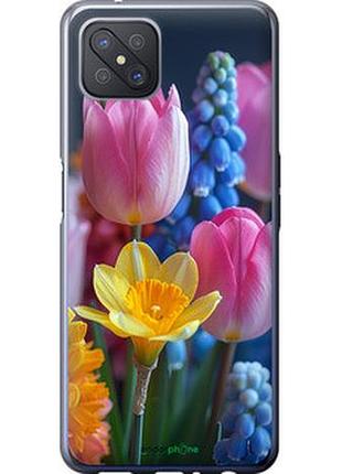 Чехол на oppo a92s весенние цветы "6058u-1926-2448"