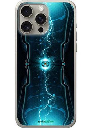 Чехол на iphone 15 pro max молнии в цилиндре "120u-3098-2448"