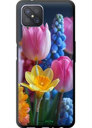 Чохол на oppo a92s весняні квіти "6058b-1926-2448"