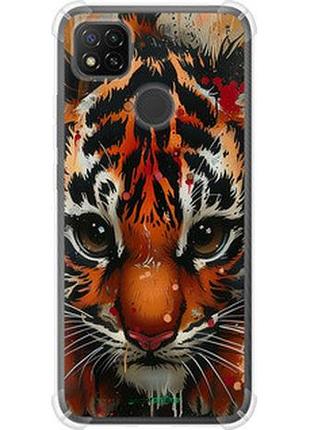 Чехол на xiaomi redmi 9c mini tiger "6052sp-2035-2448"