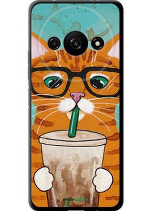 Чехол на xiaomi redmi a3 зеленоглазый кот в очках "4054b-3657-2448"