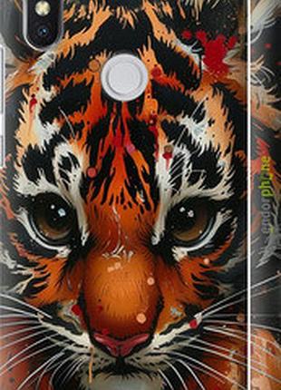 Чехол на xiaomi redmi s2 mini tiger "6052m-1494-2448"