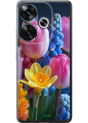 Чохол на xiaomi poco f6 весняні квіти "6058u-3754-2448"