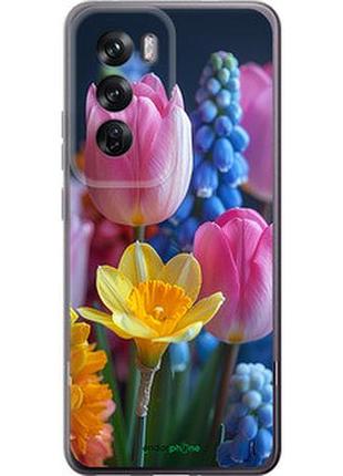 Чехол на oppo reno12 pro 5g весенние цветы "6058u-3740-2448"