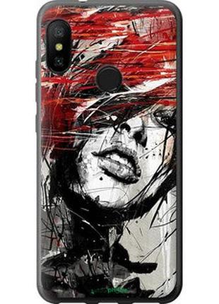 Чохол на xiaomi redmi 6 pro обличчя дівчини "1162u-1595-2448"
