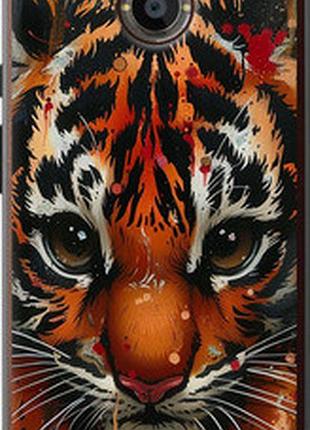 Чехол на motorola moto x2 mini tiger "6052u-372-2448"