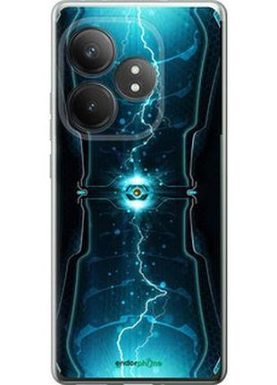 Чехол на realme gt 6t молнии в цилиндре "120u-3750-2448"
