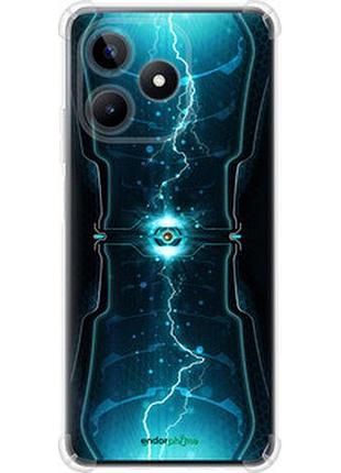 Чехол на realme c53 молнии в цилиндре "120sp-3128-2448"