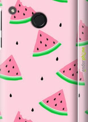 Чехол на huawei honor 8a розовый арбуз "4314m-1635-2448"