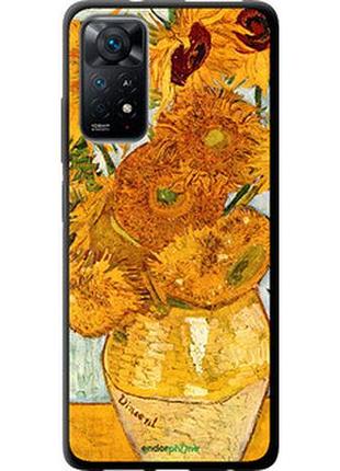 Чехол на xiaomi redmi note 11s 4g винсент ван гог. подсолнухи "162b-3936-2448"