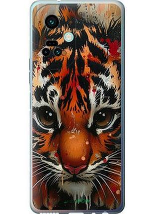 Чехол на tecno camon 19 pro (ci8n) mini tiger "6052u-2766-2448"
