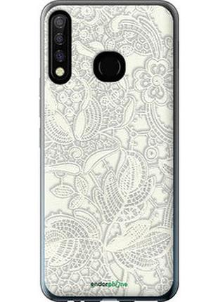 Чохол на tecno camon 12 cc7 біле мереживо "4383u-2432-2448"